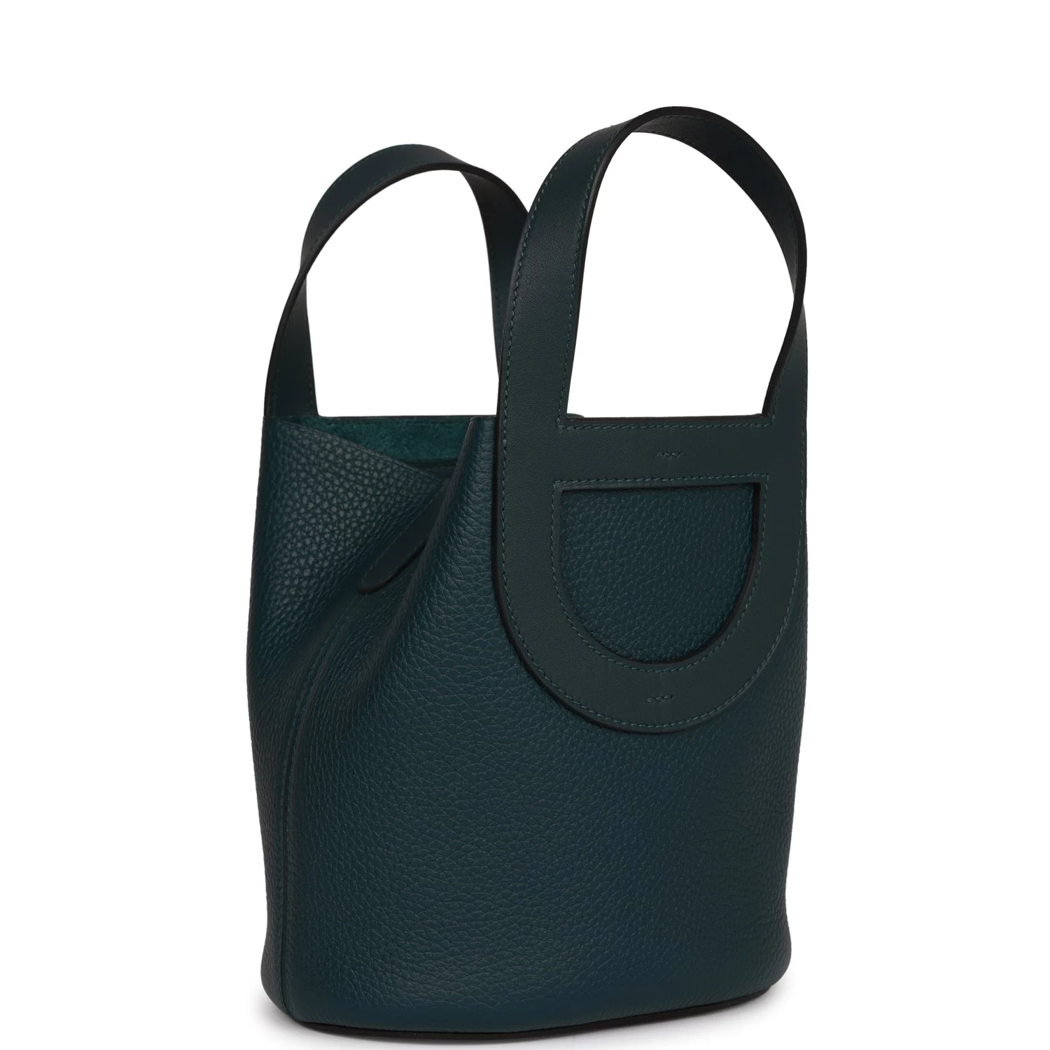 Hermès Hermes In-The-Loop 18 Vert Cypress Clemence And Swift Palladium Hardware 4 Hermès Hermes In-The-Loop 18 Vert Cypress Clemence And Swift Palladium Hardware - Image 2