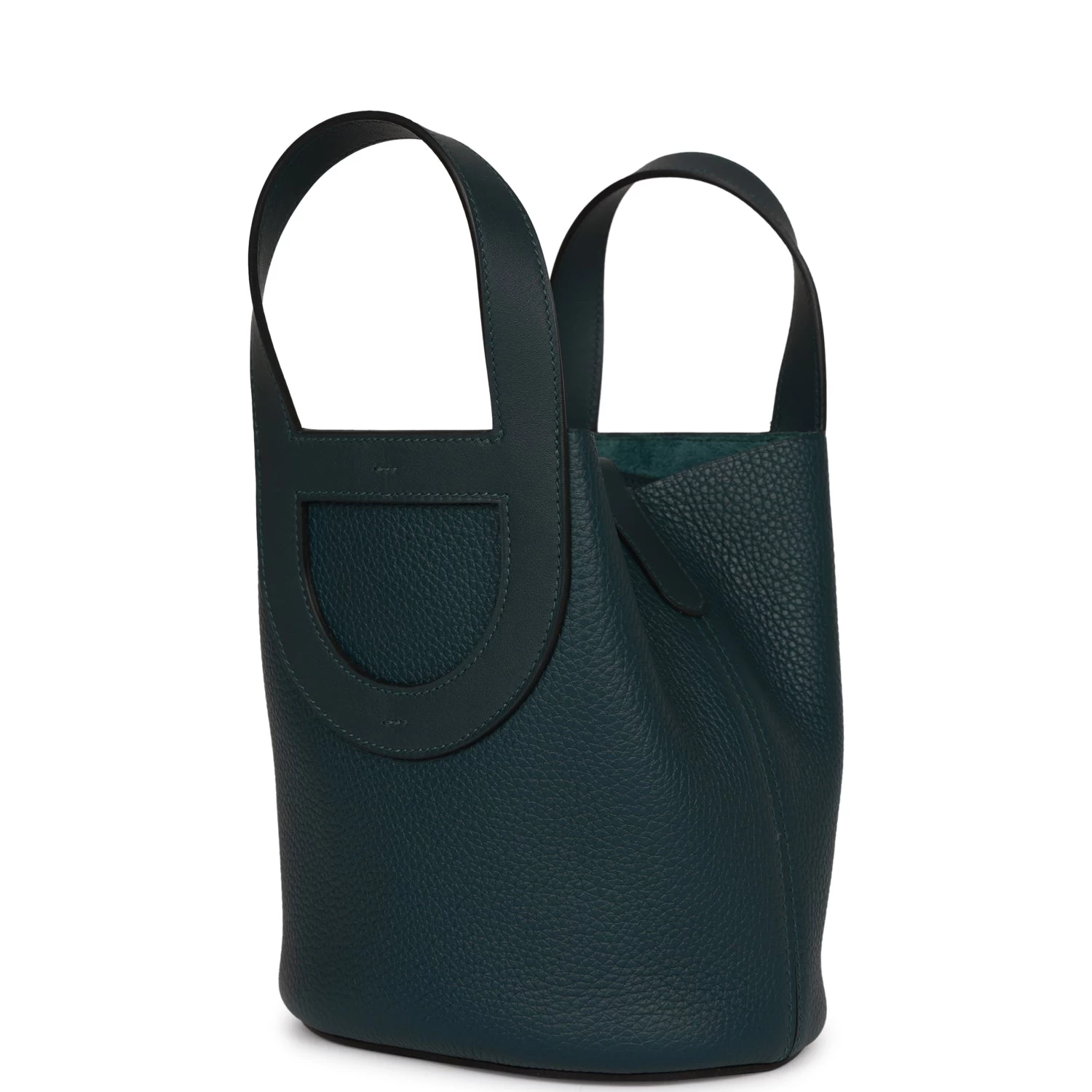 Hermès Hermes In-The-Loop 18 Vert Cypress Clemence And Swift Palladium Hardware 6 Hermès Hermes In-The-Loop 18 Vert Cypress Clemence And Swift Palladium Hardware - Image 4