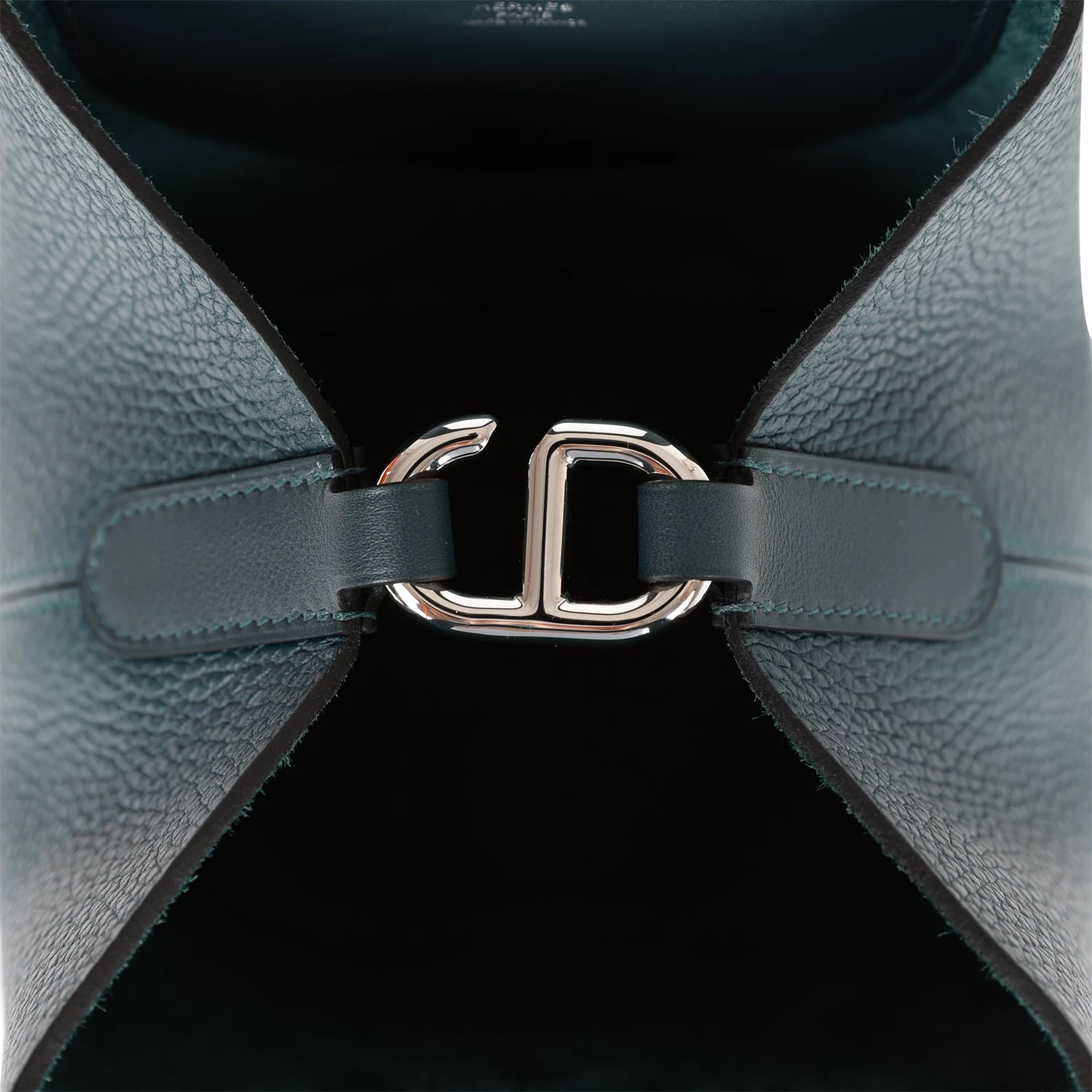 Hermès Hermes In-The-Loop 18 Vert Cypress Clemence And Swift Palladium Hardware 8 Hermès Hermes In-The-Loop 18 Vert Cypress Clemence And Swift Palladium Hardware - Image 6