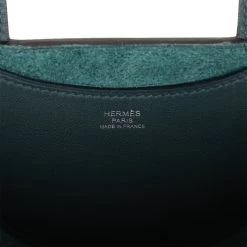 Hermès Hermes In-The-Loop 18 Vert Cypress Clemence And Swift Palladium Hardware 15 Hermès Hermes In-The-Loop 18 Vert Cypress Clemence And Swift Palladium Hardware -Online Bag Store H FBSLG 230504 1 07