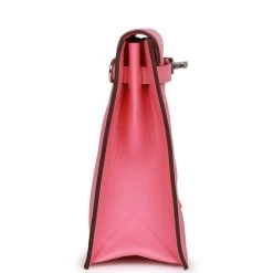 Hermès Hermes Kelly Danse Rose Azalee Swfit Palladium Hardware -Online Bag Store H FBSLG 230613 2 JJ 04