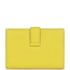Hermès Hermes Bearn Mini Wallet Lime Chevre Mysore Palladium Hardware 14 Hermès Hermes Bearn Mini Wallet Lime Chevre Mysore Palladium Hardware -Online Bag Store H FBSLG 230626 2 04