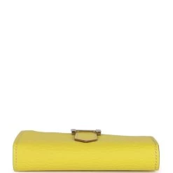 Hermès Hermes Bearn Mini Wallet Lime Chevre Mysore Palladium Hardware 17 Hermès Hermes Bearn Mini Wallet Lime Chevre Mysore Palladium Hardware -Online Bag Store H FBSLG 230626 2 07