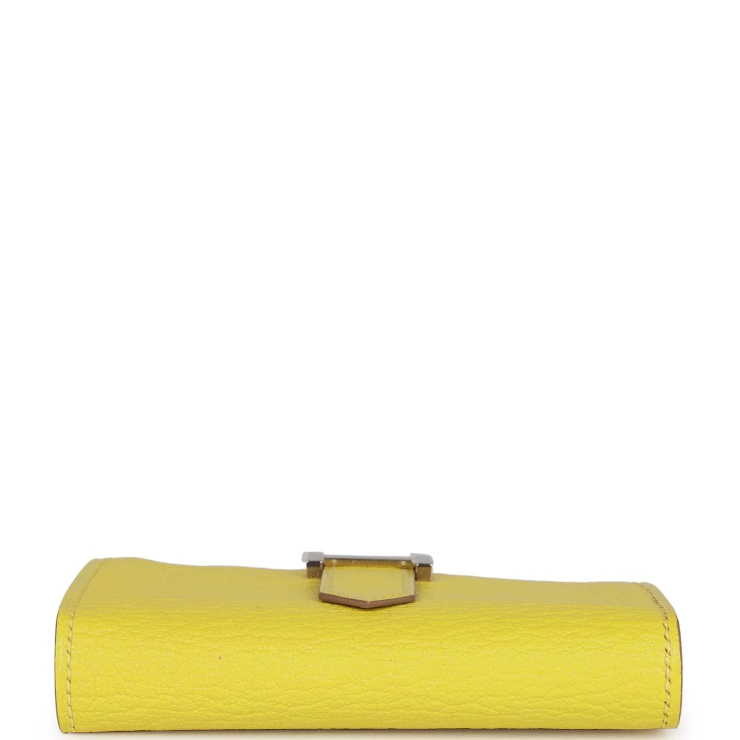 Hermès Hermes Bearn Mini Wallet Lime Chevre Mysore Palladium Hardware 9 Hermès Hermes Bearn Mini Wallet Lime Chevre Mysore Palladium Hardware - Image 7