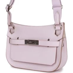 Hermès Hermes Jypsiere Mini Mauve Pale Verso Evercolor Palladium Hardware -Online Bag Store H FBSLG 230628 1 04