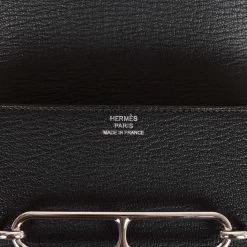 Hermès Hermes Roulis Slim Wallet Black Chevre Mysore Palladium Hardware -Online Bag Store H FBSLG 230630 3 JL 08