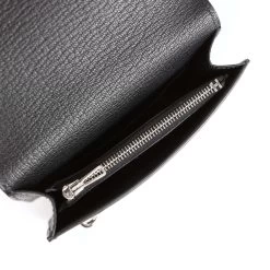 Hermès Hermes Roulis Slim Wallet Black Chevre Mysore Palladium Hardware -Online Bag Store H FBSLG 230630 3 JL 10