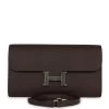 Hermès Hermes Constance Wallet To Go Chocolate Epsom Palladium Hardware -Online Bag Store H FBSLG 230718 1 01