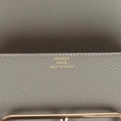 Hermès Hermes Roulis Slim Wallet Gris Meyer Evercolor Permabrass Hardware -Online Bag Store H FBSLG 230725 2 CL 08