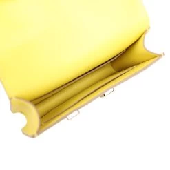 Hermès Hermes Constance Slim Wallet Lime Evercolor Palladium Hardware 17 Hermès Hermes Constance Slim Wallet Lime Evercolor Palladium Hardware -Online Bag Store H FBSLG 230728 1 RT 11