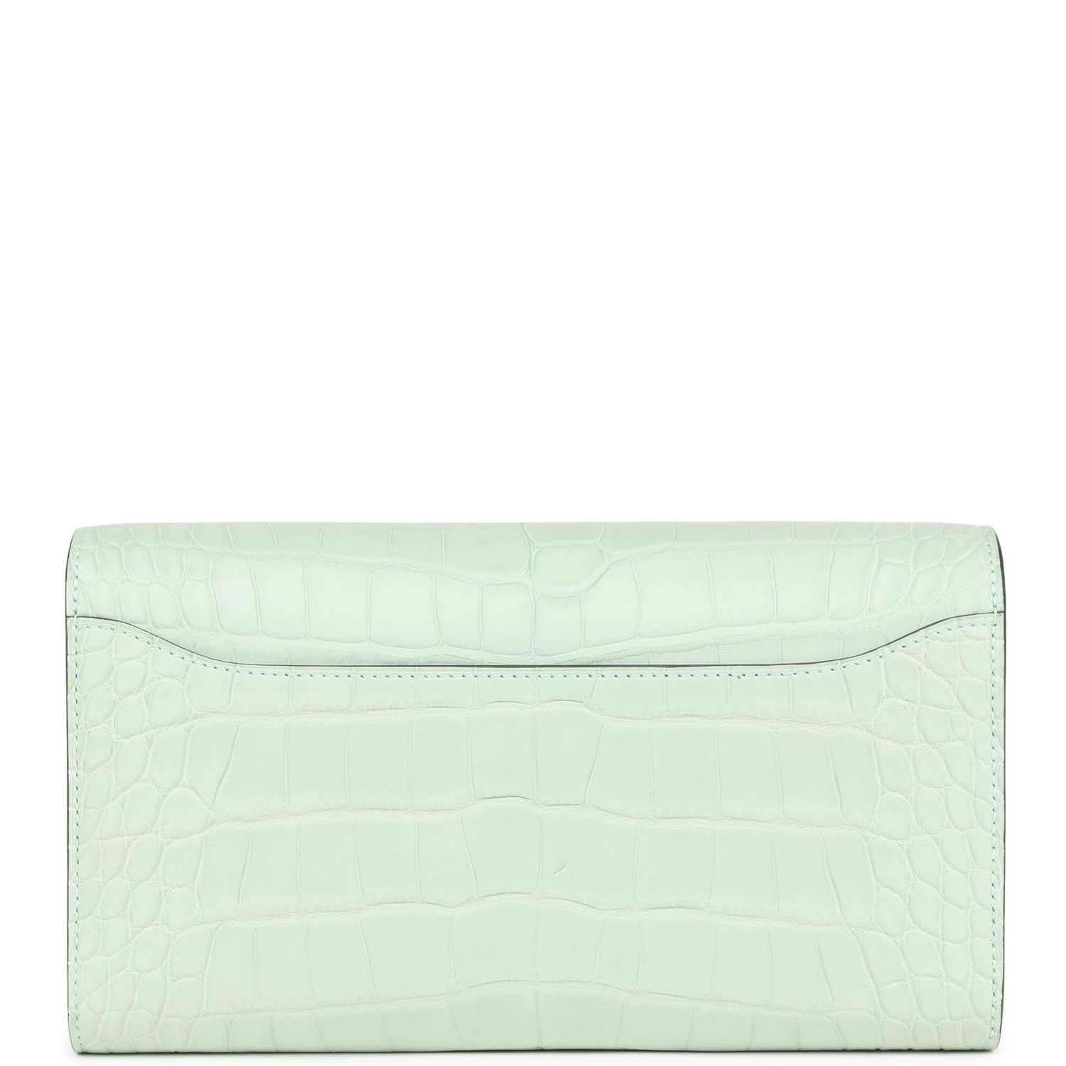 Hermès Hermes Constance Wallet To Go Vert D'eau Matte Alligator Palladium Hardware 7 Hermès Hermes Constance Wallet To Go Vert D'eau Matte Alligator Palladium Hardware - Image 5
