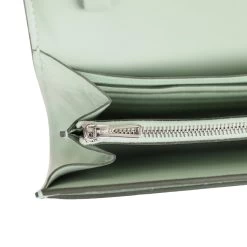 Hermès Hermes Constance Wallet To Go Vert D'eau Matte Alligator Palladium Hardware 19 Hermès Hermes Constance Wallet To Go Vert D'eau Matte Alligator Palladium Hardware -Online Bag Store H FBSLG 230728 3 RT 07