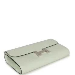 Hermès Hermes Constance Wallet To Go Vert Fizz Epsom Palladium Hardware -Online Bag Store H FBSLG 230814 1 06