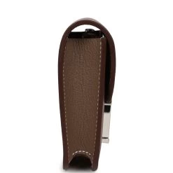 Hermès Hermes Constance Slim Wallet Etoupe Evercolor Palladium Hardware -Online Bag Store H FBSLG 230828 2 04