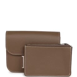 Hermès Hermes Constance Slim Wallet Etoupe Evercolor Palladium Hardware -Online Bag Store H FBSLG 230828 2 07