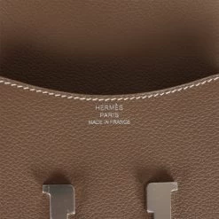 Hermès Hermes Constance Slim Wallet Etoupe Evercolor Palladium Hardware -Online Bag Store H FBSLG 230828 2 08