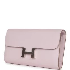 Hermès Hermes Constance Wallet To Go Mauve Pale Epsom Palladium Hardware -Online Bag Store H FBSLG 230901 1 03