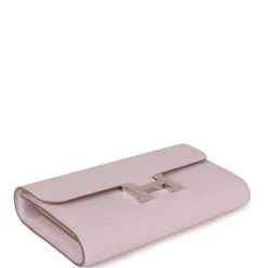 Hermès Hermes Constance Wallet To Go Mauve Pale Epsom Palladium Hardware -Online Bag Store H FBSLG 230901 1 06