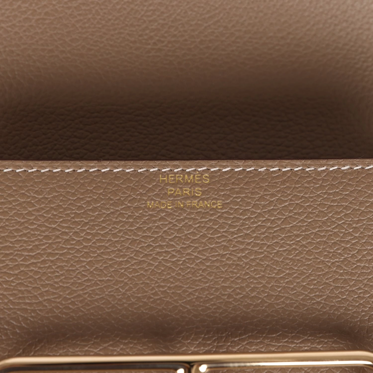Hermès Hermes Roulis Slim Wallet Etoupe Evercolor Gold Hardware 10 Hermès Hermes Roulis Slim Wallet Etoupe Evercolor Gold Hardware - Image 8