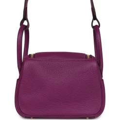 Hermès Hermes Mini Lindy Anemone Clemence Gold Hardware 15 Hermès Hermes Mini Lindy Anemone Clemence Gold Hardware -Online Bag Store H FBSLG 230926 1 EZ 06