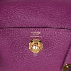 Hermès Hermes Mini Lindy Anemone Clemence Gold Hardware 18 Hermès Hermes Mini Lindy Anemone Clemence Gold Hardware -Online Bag Store H FBSLG 230926 1 EZ 08