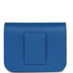 Hermès Hermes Constance Slim Wallet Bleu Zellige Evercolor Palladium Hardware -Online Bag Store H FBSLG 231002 1 HD 05