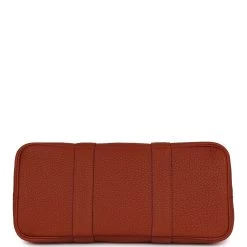 Hermès Hermes Garden Party 30 Terre Battue And Cuivre Toile Canvas And Negonda Palladium Hardware -Online Bag Store H FBSLG 231023 1 06