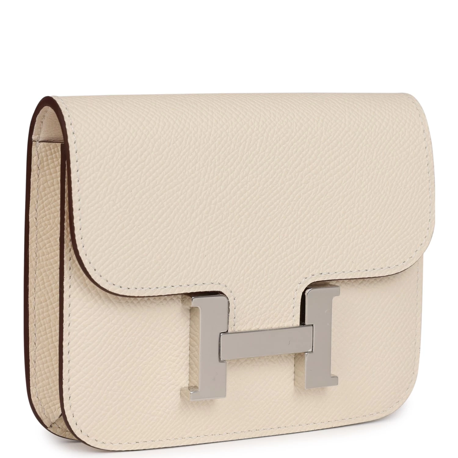 Hermès Hermes Constance Slim Wallet Nata Epsom Palladium Hardware 4 Hermès Hermes Constance Slim Wallet Nata Epsom Palladium Hardware - Image 2