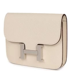 Hermès Hermes Constance Slim Wallet Nata Epsom Palladium Hardware 16 Hermès Hermes Constance Slim Wallet Nata Epsom Palladium Hardware -Online Bag Store H FBSLG 231024 1 YG 03