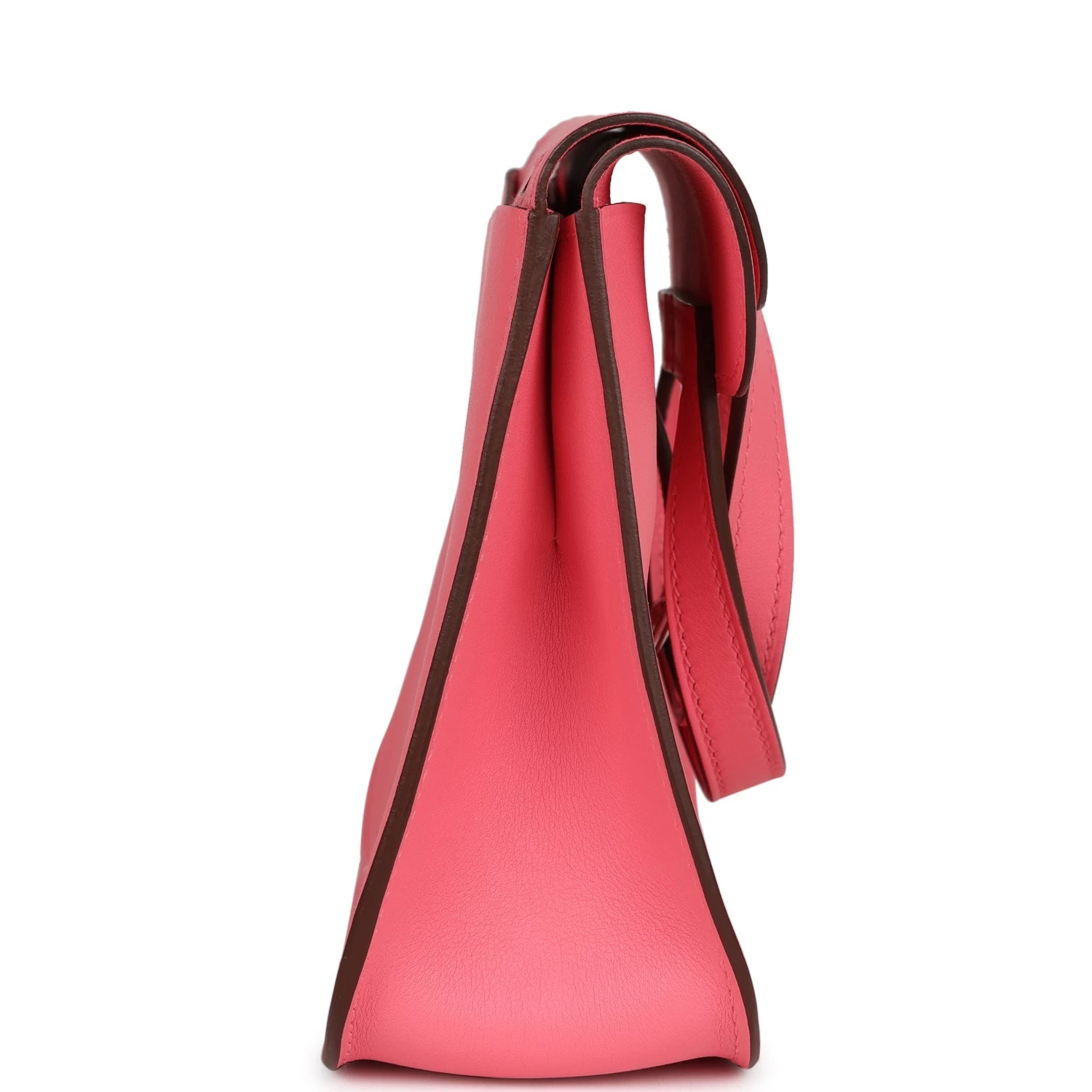 Hermès Hermes Mini Halzan Rose Azalee Swift Palladium Hardware 5 Hermès Hermes Mini Halzan Rose Azalee Swift Palladium Hardware - Image 3