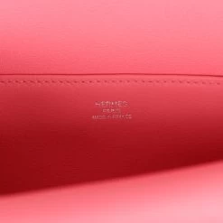 Hermès Hermes Mini Halzan Rose Azalee Swift Palladium Hardware 19 Hermès Hermes Mini Halzan Rose Azalee Swift Palladium Hardware -Online Bag Store H FBSLG 231101 1 VL 09