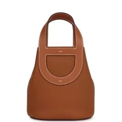 Hermès Hermes In-The-Loop 18 Gold Clemence And Swift Palladium Hardware