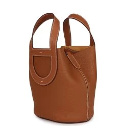 Hermès Hermes In-The-Loop 18 Gold Clemence And Swift Palladium Hardware -Online Bag Store H FBSLG 231102 2 03