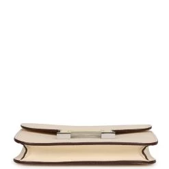 Hermès Hermes Constance Slim Wallet Craie Epsom Lime Enamel Palladium Hardware -Online Bag Store H FBSLG 231102 3 JW 06