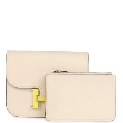 Hermès Hermes Constance Slim Wallet Craie Epsom Lime Enamel Palladium Hardware -Online Bag Store H FBSLG 231102 3 JW 07
