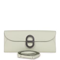 Hermès Hermes Chaine D'Ancre Wallet To Go Vert Fizz Epsom Palladium Hardware