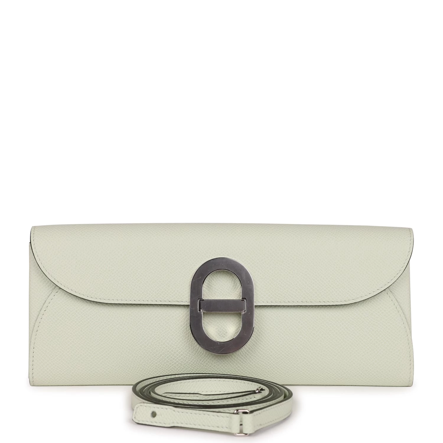 Hermès Hermes Chaine D'Ancre Wallet To Go Vert Fizz Epsom Palladium Hardware 3 Hermès Hermes Chaine D'Ancre Wallet To Go Vert Fizz Epsom Palladium Hardware