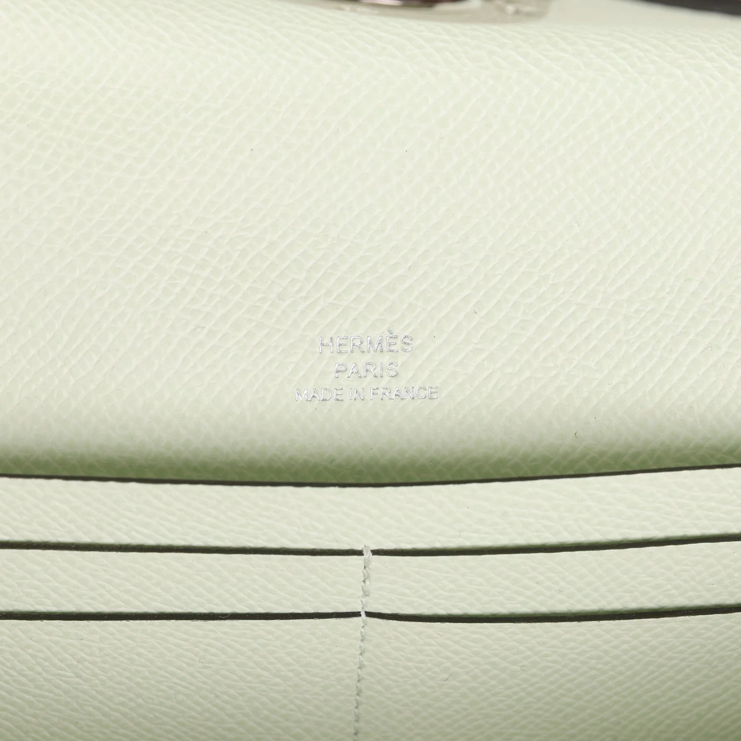 Hermès Hermes Chaine D'Ancre Wallet To Go Vert Fizz Epsom Palladium Hardware 9 Hermès Hermes Chaine D'Ancre Wallet To Go Vert Fizz Epsom Palladium Hardware - Image 7