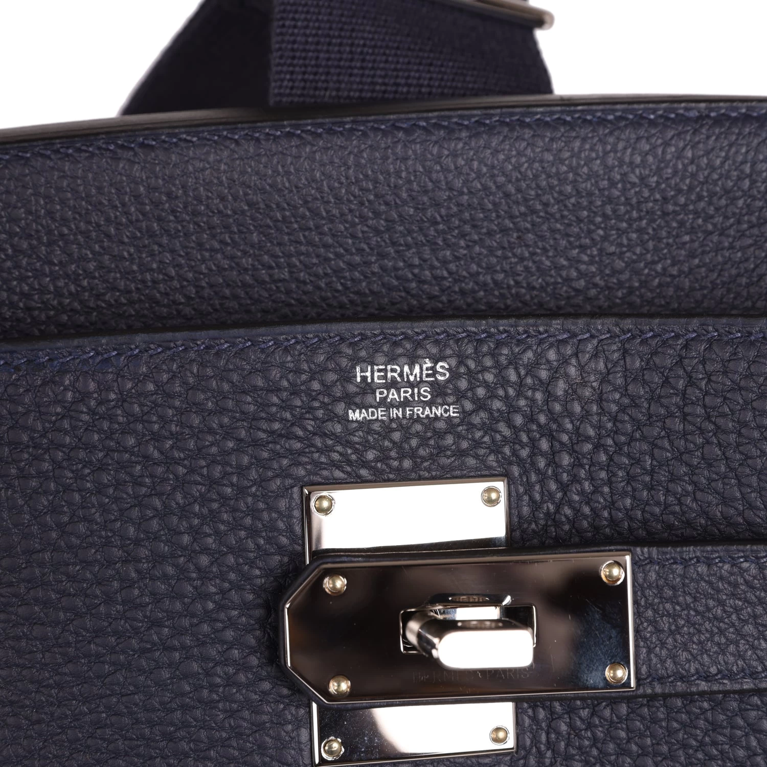 Hermès Pre-owned Hermes Hac A Dos GM Backpack Bleu Nuit Togo Palladium Hardware 13 Hermès Pre-owned Hermes Hac A Dos GM Backpack Bleu Nuit Togo Palladium Hardware - Image 11