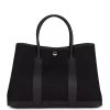 Hermès Hermes Garden Party 30 Black Toile And Negonda Palladium Hardware -Online Bag Store H FBSLG 231107 3 01