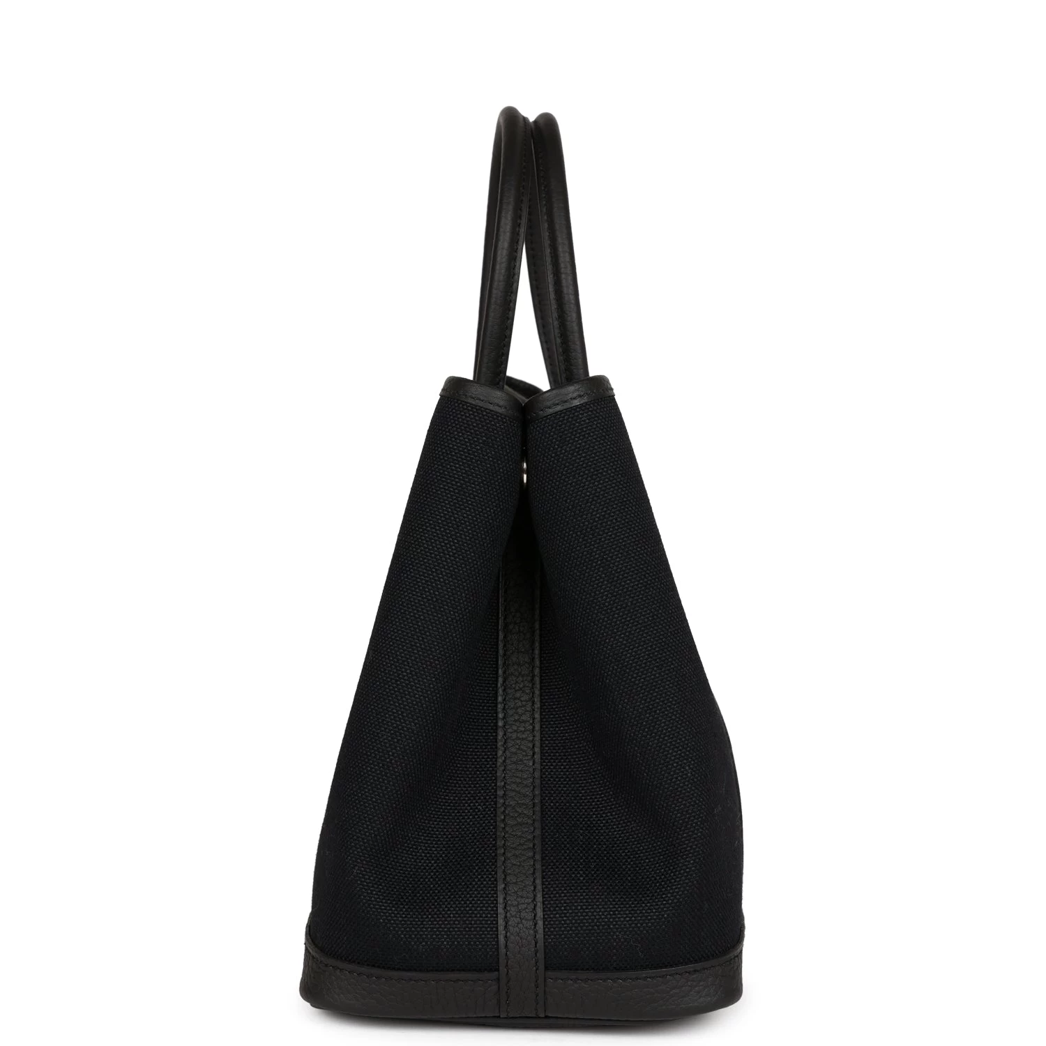 Hermès Hermes Garden Party 30 Black Toile And Negonda Palladium Hardware 5 Hermès Hermes Garden Party 30 Black Toile And Negonda Palladium Hardware - Image 3