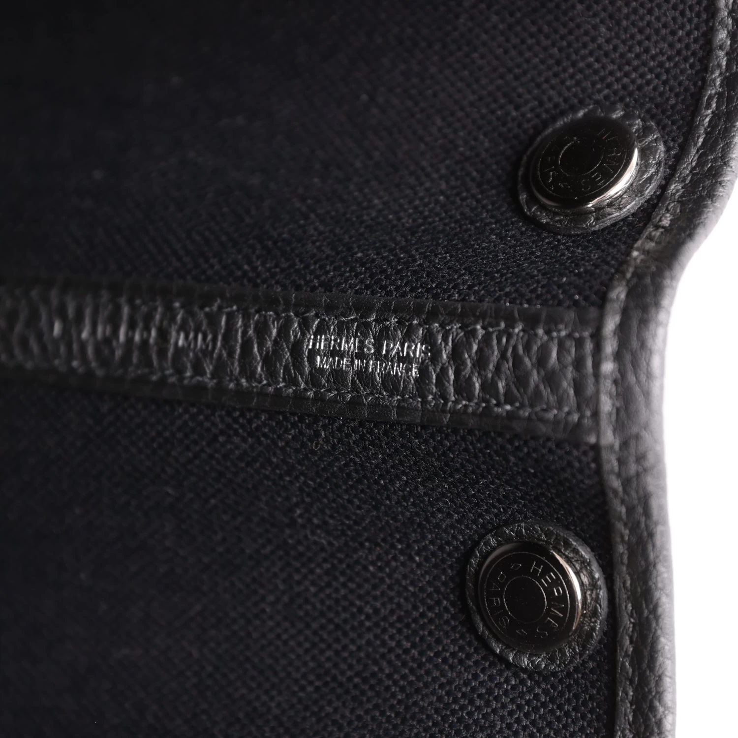 Hermès Hermes Garden Party 30 Black Toile And Negonda Palladium Hardware 10 Hermès Hermes Garden Party 30 Black Toile And Negonda Palladium Hardware - Image 8