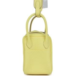 Hermès Hermes Mini Lindy Limoncello Clemence Palladium Hardware -Online Bag Store H FBSLG 231128 2 TC 05