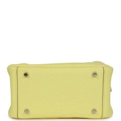 Hermès Hermes Mini Lindy Limoncello Clemence Palladium Hardware -Online Bag Store H FBSLG 231128 2 TC 07
