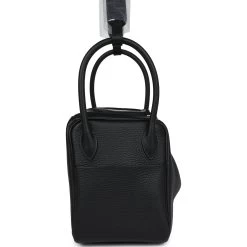 Hermès Hermes Lindy 26 Black Clemence Palladium Hardware 13 Hermès Hermes Lindy 26 Black Clemence Palladium Hardware -Online Bag Store H FBSLG 231128 3 TC 05