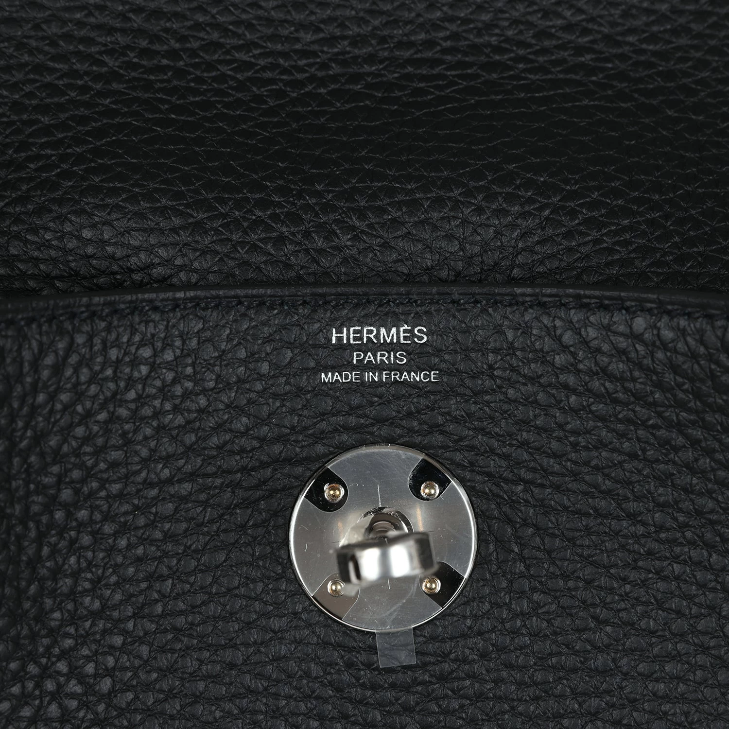 Hermès Hermes Lindy 26 Black Clemence Palladium Hardware 10 Hermès Hermes Lindy 26 Black Clemence Palladium Hardware - Image 8