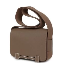 Hermès Hermes Geta Etoupe Chevre Palladium Hardware 15 Hermès Hermes Geta Etoupe Chevre Palladium Hardware -Online Bag Store H FBSLG 231218 1 MD 03