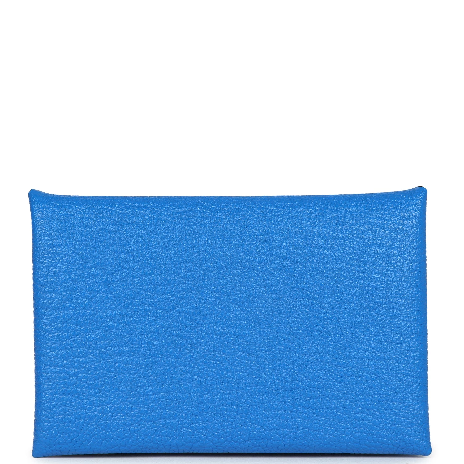 Hermès Hermes Calvi Card Holder Bleu Hydra Chevre Palladium Hardware 3 Hermès Hermes Calvi Card Holder Bleu Hydra Chevre Palladium Hardware