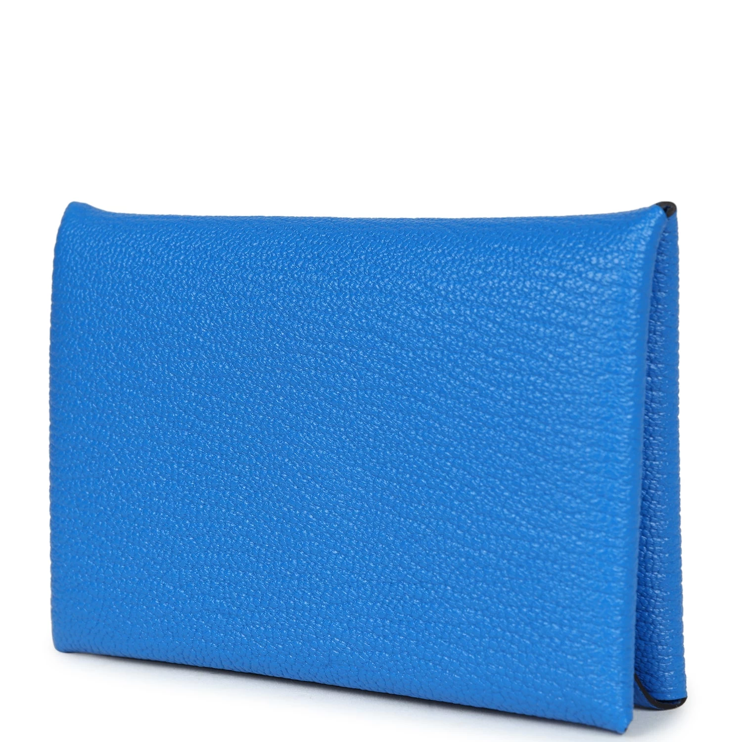 Hermès Hermes Calvi Card Holder Bleu Hydra Chevre Palladium Hardware 7 Hermès Hermes Calvi Card Holder Bleu Hydra Chevre Palladium Hardware - Image 5