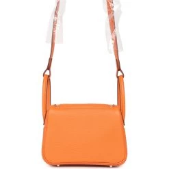 Hermès Hermes Mini Lindy Orange Clemence Gold Hardware -Online Bag Store H FBSLG 231221 2 KN 06